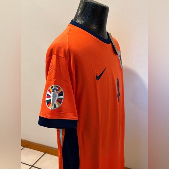 Netherlands Holanda Virgil Van Dijk # 4 Jersey , Unisex - Picture 16 of 16